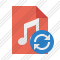 File Music Refresh Icon