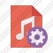 File Music Settings Icon