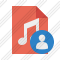 File Music User Icon