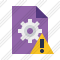 File Settings Warning Icon