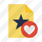 File Star Favorites Icon