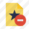 File Star Stop Icon