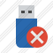 Flash Drive Cancel Icon