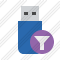 Flash Drive Filter Icon