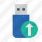 Flash Drive Upload Icon