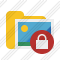 Folder Gallery Lock Icon
