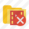 Folder Movie Cancel Icon