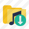 Folder Music Download Icon