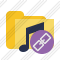 Folder Music Link Icon