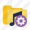 Folder Music Settings Icon