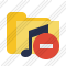 Folder Music Stop Icon