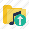 Folder Music Upload Icon