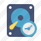 Hard Drive Clock Icon