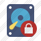 Hard Drive Lock Icon