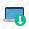 Laptop Download Icon