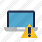 Laptop Warning Icon