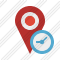 Map Pin Clock Icon