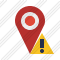 Map Pin Warning Icon