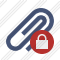 Paperclip Lock Icon