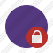 Point Purple Lock Icon