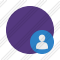 Point Purple User Icon