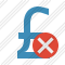 Pound Cancel Icon