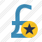 Pound Star Icon