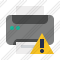 Print Black Warning Icon