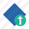 Rhombus Blue Upload Icon