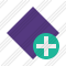 Rhombus Purple Add Icon