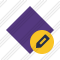 Rhombus Purple Edit Icon