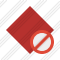 Rhombus Red Block Icon