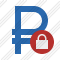 Ruble Lock Icon