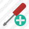 Screwdriver Add Icon