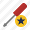 Screwdriver Star Icon