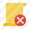 Script Blank 2 Cancel Icon