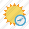 Sun Clock Icon