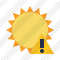 Sun Warning Icon