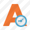 Text Clock Icon