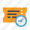 Ticket Clock Icon