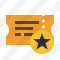 Ticket Star Icon