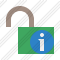 Unlock Information Icon