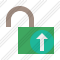 Unlock Upload Icon