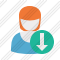 User Woman 2 Download Icon