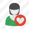 User Woman Favorites Icon