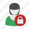 User Woman Lock Icon