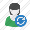 User Woman Refresh Icon