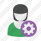 User Woman Settings Icon