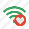 Wi Fi Green Favorites Icon