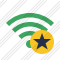 Wi Fi Green Star Icon